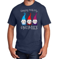 Hanging With My Gnomies Nordic Santa Gnome Christmas Pajama T Shirt Co Basic T-shirt | Artistshot