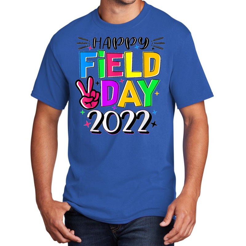 Happy Field Day Let The Games Begin Kids Boys Girls Teachers Basic T-shirt | Artistshot