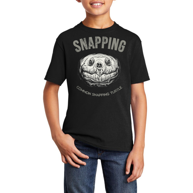 Common Snapping Turtle, Vintage Design For Reptile Lovers T Shirt Basic Youth T-shirt | Artistshot