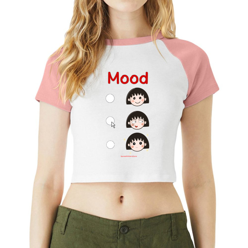 Mood Raglan Crop Top by Kandurip541 | Artistshot