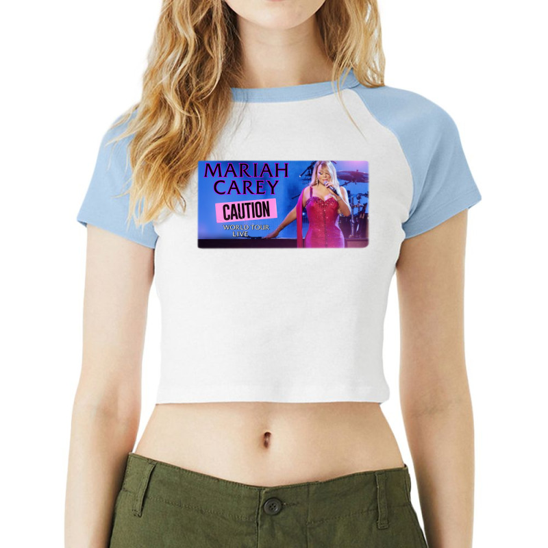 Mariah Carey Tour 2019 Front Raglan Crop Top by tesapoyu880811 | Artistshot