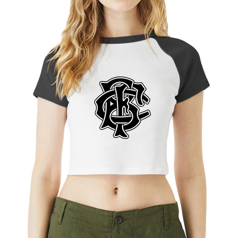 Barbarian Fc Raglan Crop Top by cm-arts | Artistshot