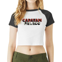 Caravan Palace Raglan Crop Top | Artistshot