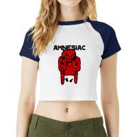 Amnesiac Best Album Raglan Crop Top | Artistshot