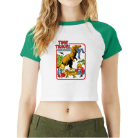 Time Travel For Beginners Raglan Crop Top | Artistshot