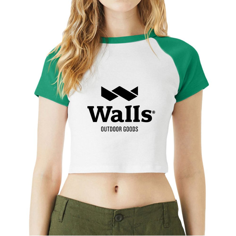 Get The Job Done With Outdoor Good Walls Raglan Crop Top by cm-arts | Artistshot