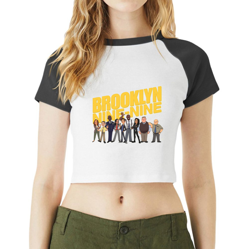 Brooklyn Nine Nine Raglan Crop Top by cm-arts | Artistshot