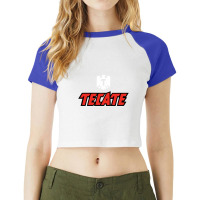 Tecate Raglan Crop Top | Artistshot