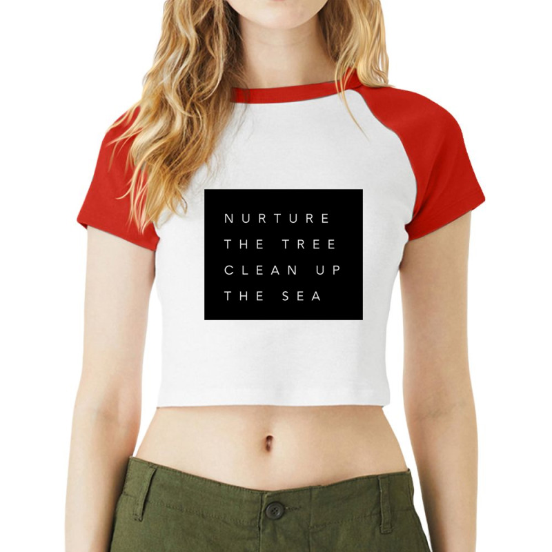 Animals And Empowerment Collection Raglan Crop Top by ALEXANDERVELAZQUEZ | Artistshot