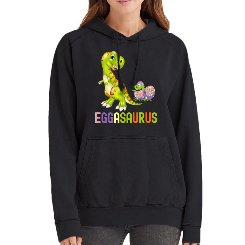 Cute Eggasaurus Stegosaurus Egg Dinosaur Happy Eas Vintage Hoodie | Artistshot