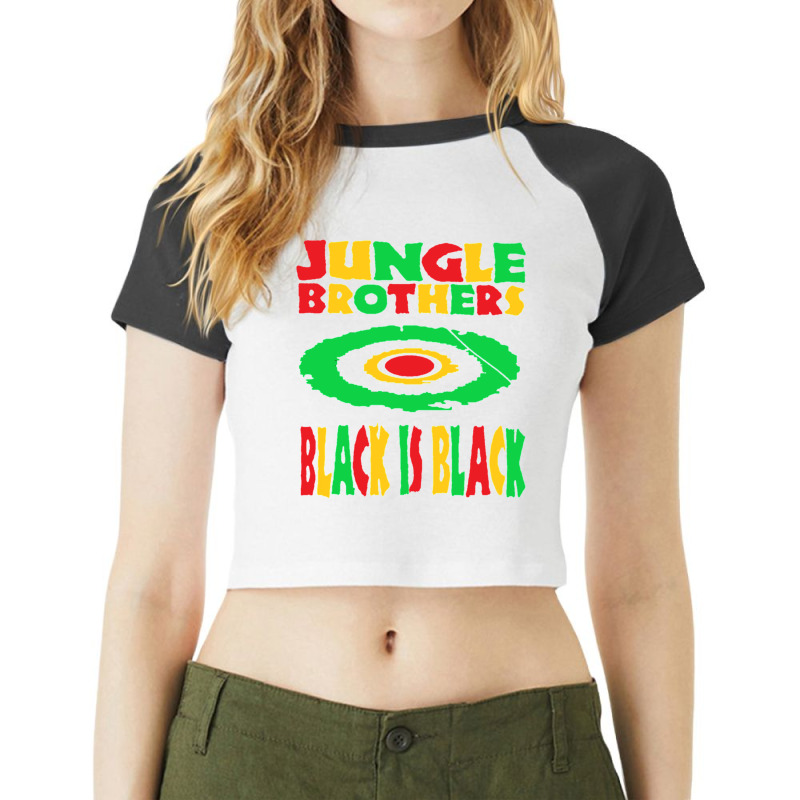 Jungle Brothers Raglan Crop Top by cm-arts | Artistshot