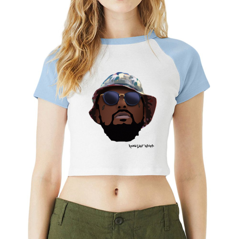 Schoolboy Q  Rshh Cartoon Raglan Crop Top by cm-arts | Artistshot