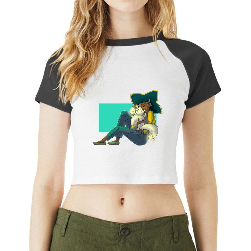 Stella And Daffodil Raglan Crop Top by cm-arts | Artistshot