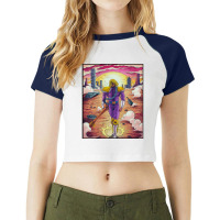 Thundercat 3 Gearrup It Is What It Is Tour 2021 Raglan Crop Top | Artistshot