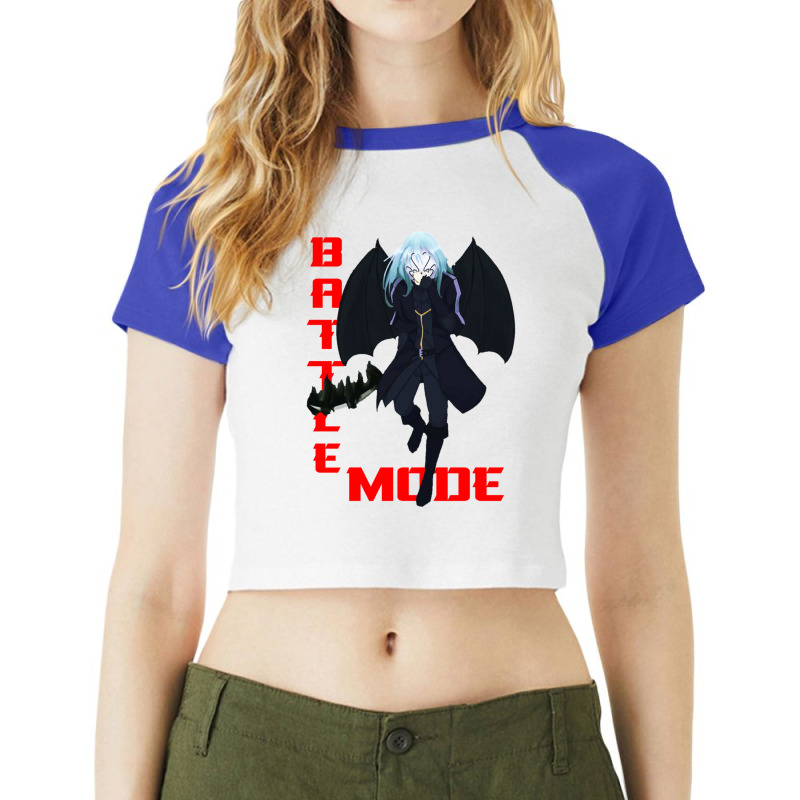 Rimuru Raglan Crop Top by cm-arts | Artistshot