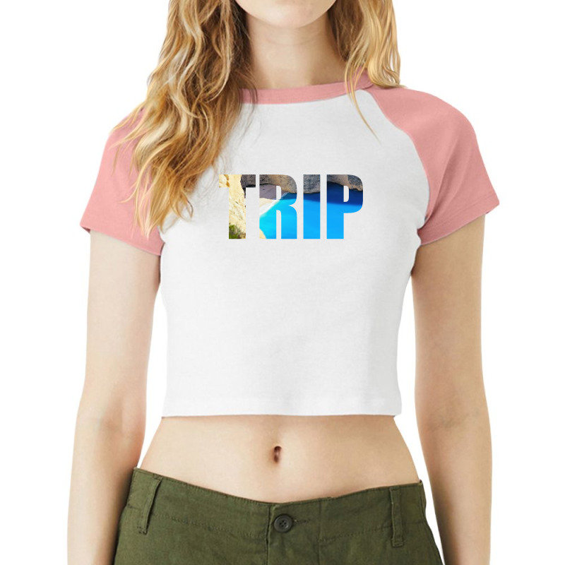 Trip 16 Raglan Crop Top by koen | Artistshot