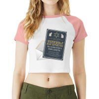 Bar Mitzvah Invitation Novelty Design T Shirt Raglan Crop Top | Artistshot