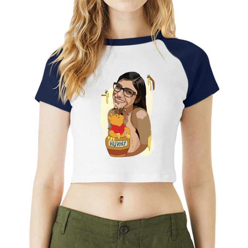 Love Hunny Raglan Crop Top by cm-arts | Artistshot