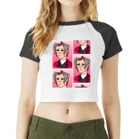 Miles Edgeworth Graphic Raglan Crop Top | Artistshot