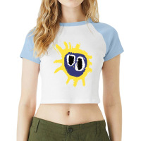 Screamadelica Primal Essential Raglan Crop Top | Artistshot