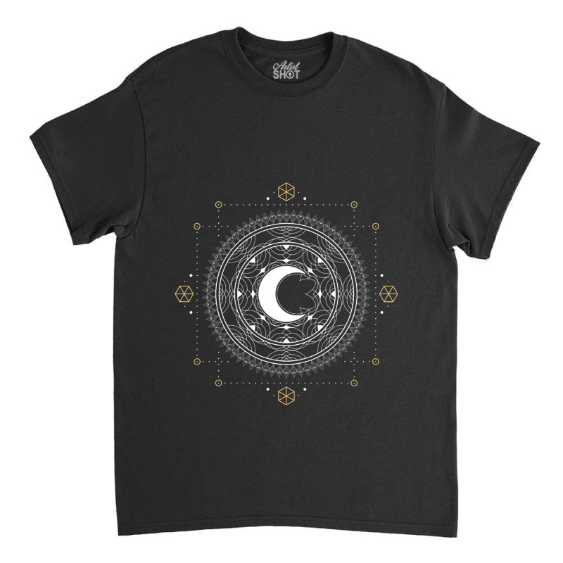 Astronomy Luna Stars Stargazer Mandala Boho Cresce Classic T-shirt by TODDJARVIS | Artistshot