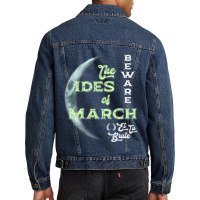 Beware The Ides Of March Cresent Moon Et Tu Brute Men Denim Jacket | Artistshot