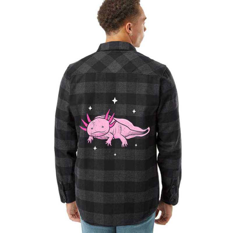 Axolotl Gift Kawaii Childrens Reptile Larve Lizard Flannel Shirt | Artistshot