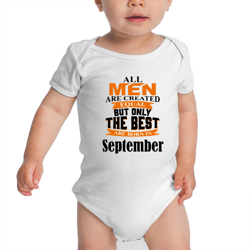 All Men Are Created (september) Baby Bodysuit by titovila | Artistshot