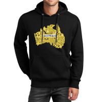 Australia Wales South West Country Map Kangaroo Is Unisex Hoodie | Artistshot