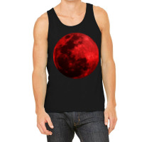 Blood Moon Shirt Realistic Red Bloody Luna Outer S Tank Top | Artistshot