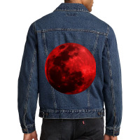 Blood Moon Shirt Realistic Red Bloody Luna Outer S Men Denim Jacket | Artistshot