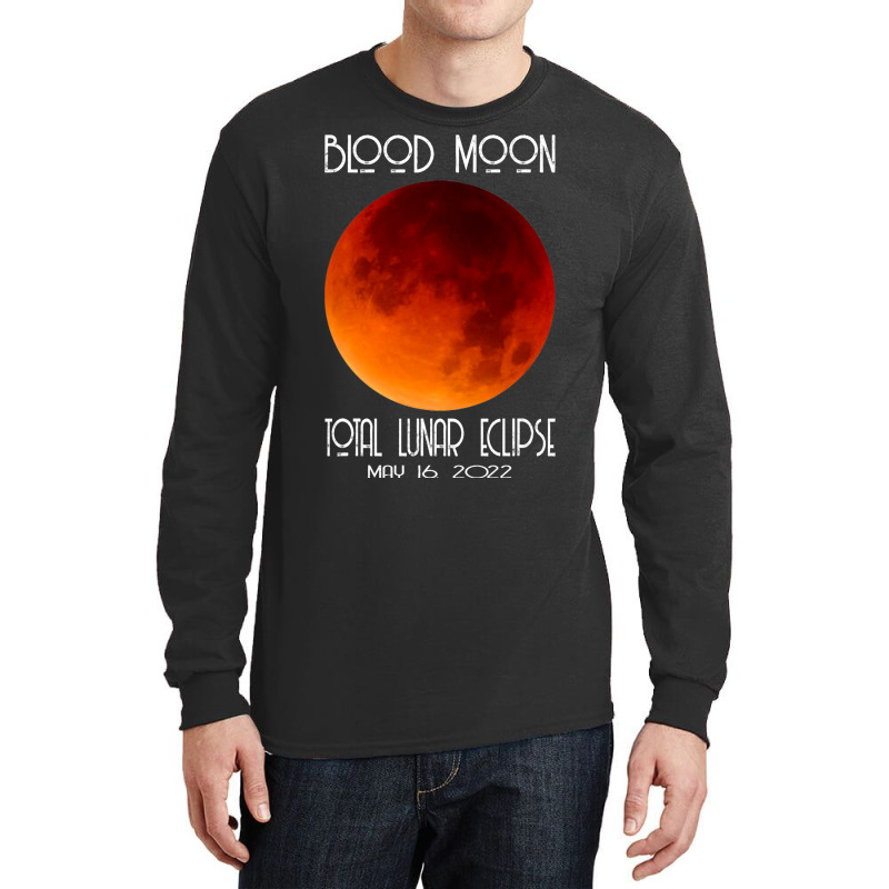 Blood Moon Total Lunar Eclipse For Mens Womens Long Sleeve Shirts by KYERRAREED | Artistshot