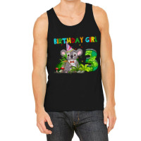 3rd Birthday Shirt Girl Koala Bear Birthday Shirt  Tank Top | Artistshot