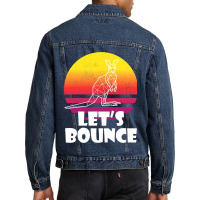 Bounce Like Kangaroos Australia Marsupials Funny K Men Denim Jacket | Artistshot