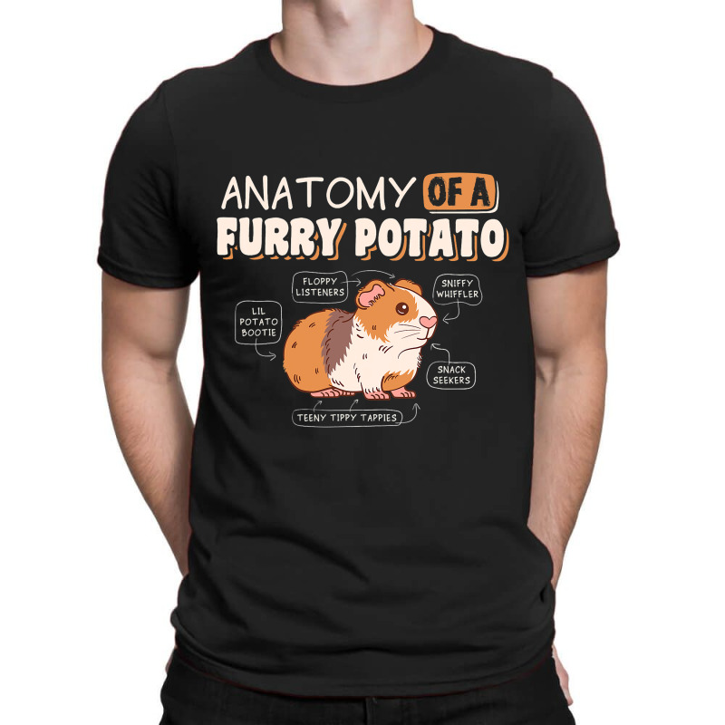 Anatomy Of A Furry Potato Guinea Pig Cavy Pet Anim T-shirt | Artistshot