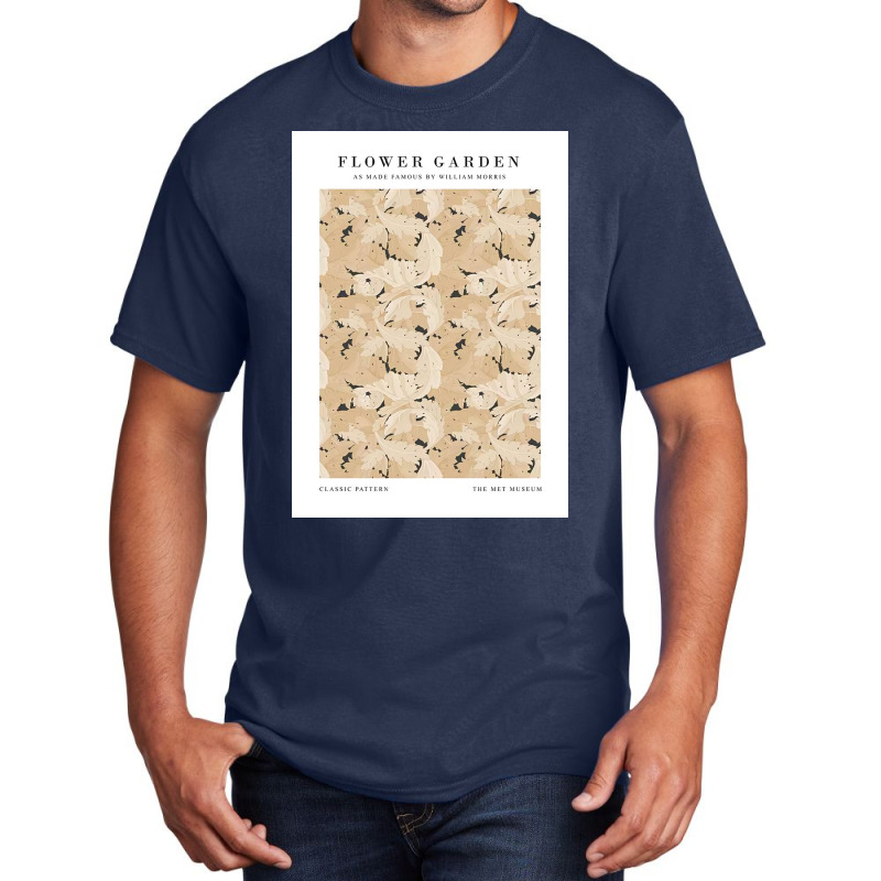 William Morris Flower Garden Basic T-shirt | Artistshot