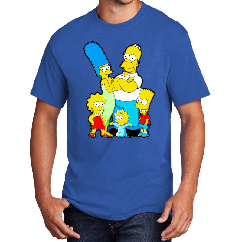 The Simpson Family Basic T-shirt by Jendral | Artistshot