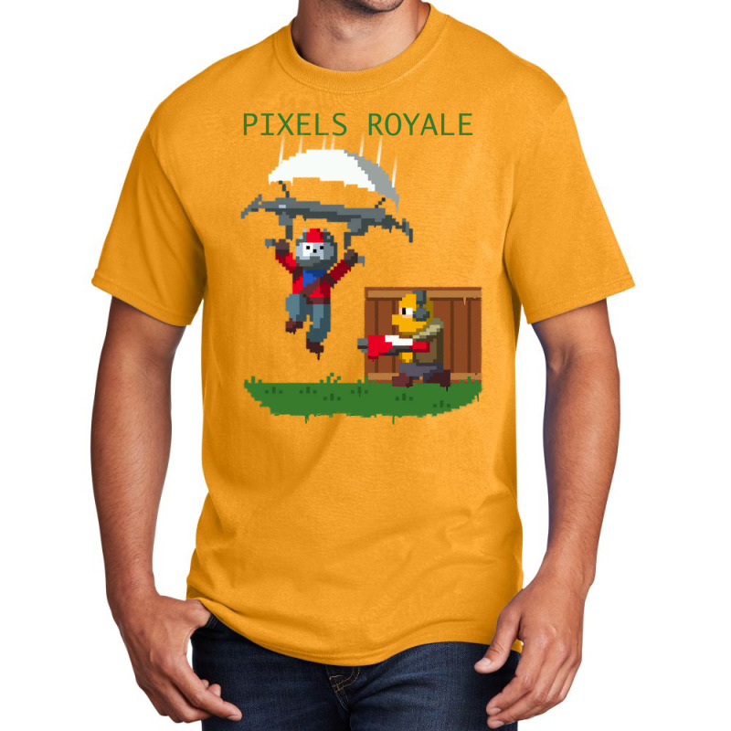 Pixels Royale Basic T-shirt by noriesotre | Artistshot