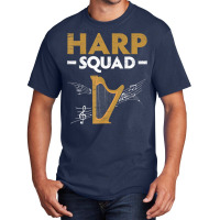 Harp Squad Harpist Musician Musical Instrument T Shirt Basic T-shirt | Artistshot