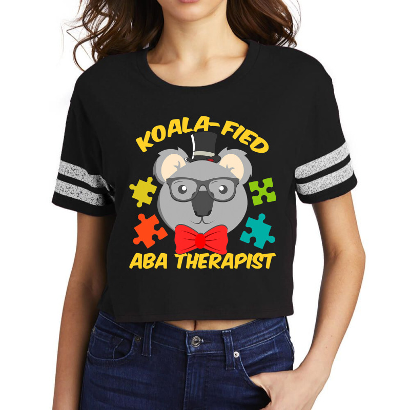 Aba Therapist Fun Koalafied Autism Therapy Scorecard Crop Tee by LaquaKreger | Artistshot