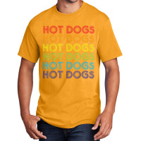 Hot Dog Hotdogs Sausage Frank Frankfurter Wiener Weenie Bun Basic T-shirt | Artistshot