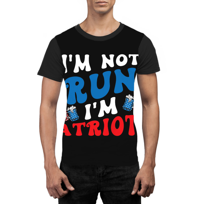 4th Of July Party Usa Im Not Drunk Im Patriotic Vi Graphic T-shirt | Artistshot