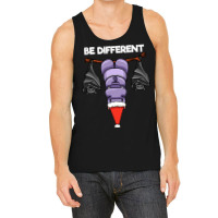 Be Different Hanging Santa Hippo With Sleeping Bat Tank Top | Artistshot