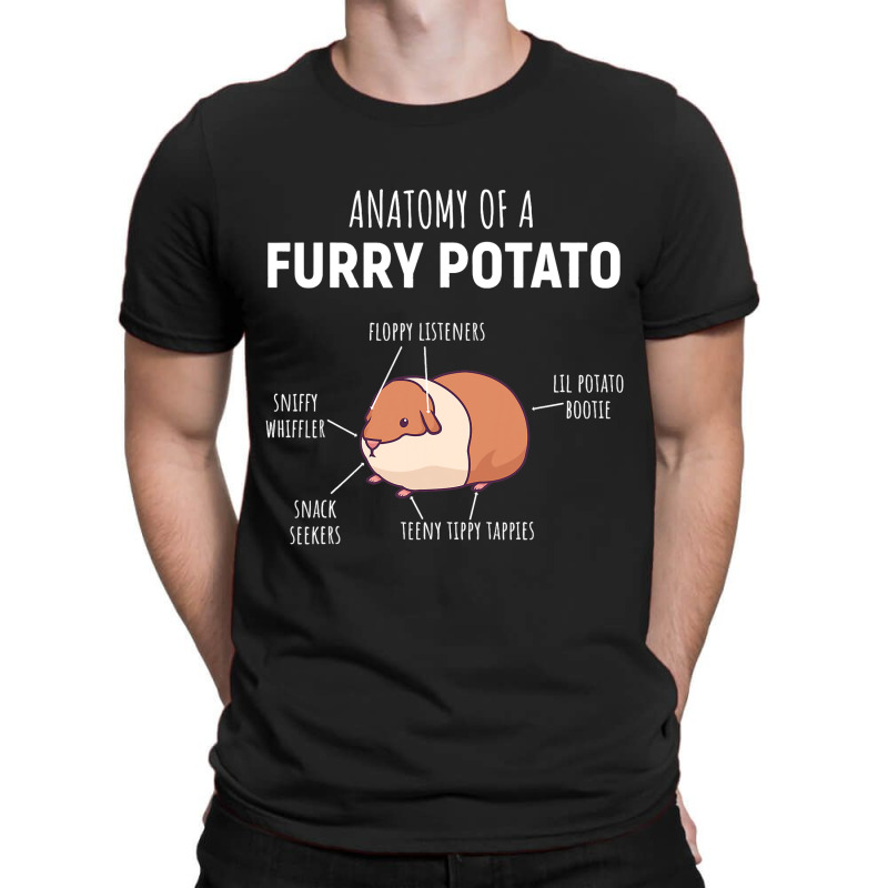 Anatomy Of A Furry Potato Guinea Pig Lover Gift T-shirt | Artistshot