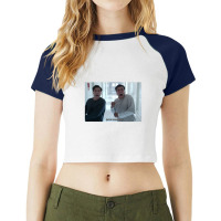 Both Screaming Raglan Crop Top | Artistshot