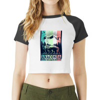 Anaconda Horror Movie Birthday Raglan Crop Top | Artistshot