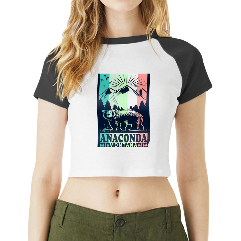 Anaconda Horror Movie Birthday Raglan Crop Top by BrendaJoMoore | Artistshot