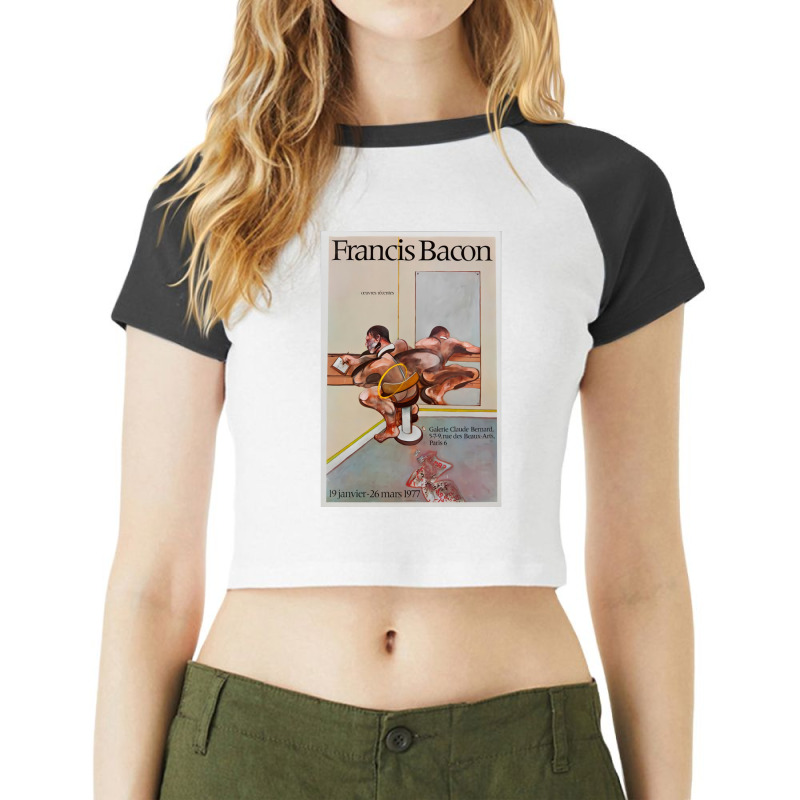 Francis Bacon Raglan Crop Top by CHRISTINAROGNSVOOG | Artistshot