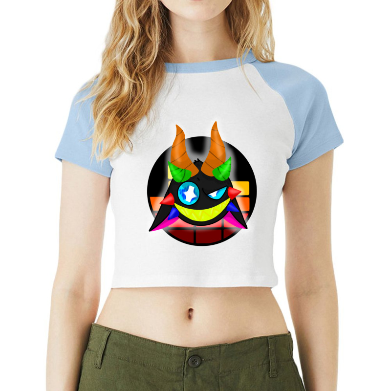 Calcifer Raglan Crop Top by JOHNCOLLIER | Artistshot