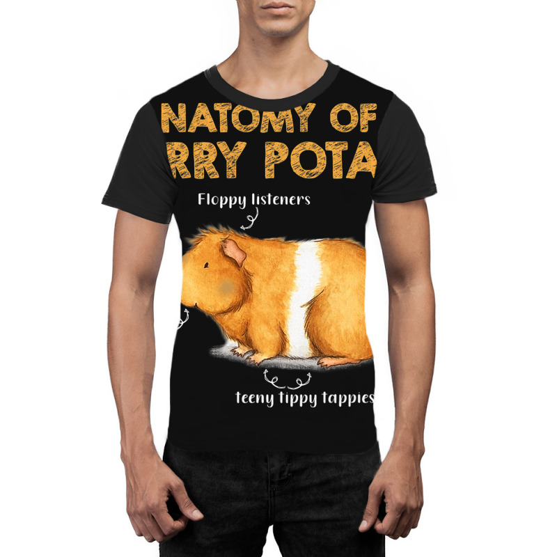 Anatomy Of A Furry Potato Guinea Pig Lover23 Graphic T-shirt | Artistshot